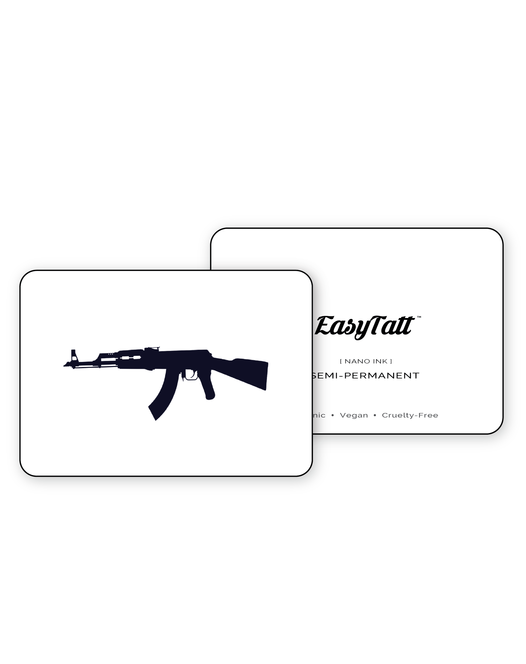AK-47 - Semi-Permanent Tattoo