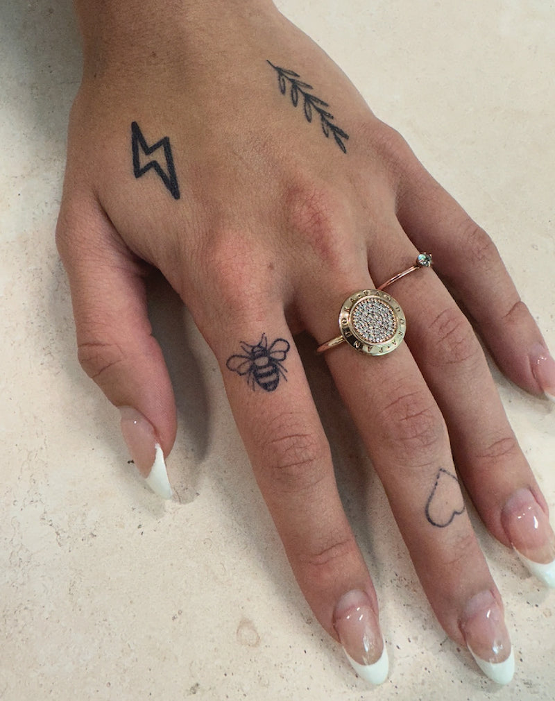 Busy Bee x 2  - Semi-Permanent Tattoo