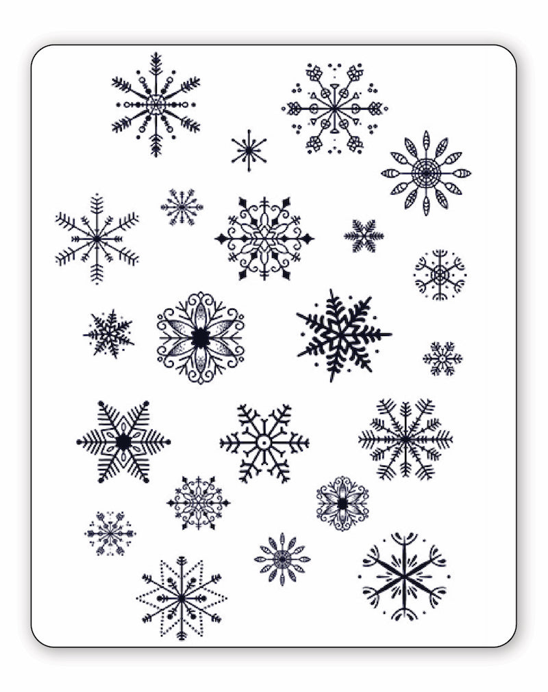 (22 Tattoos) Snowflakes - Semi-Permanent Tattoos