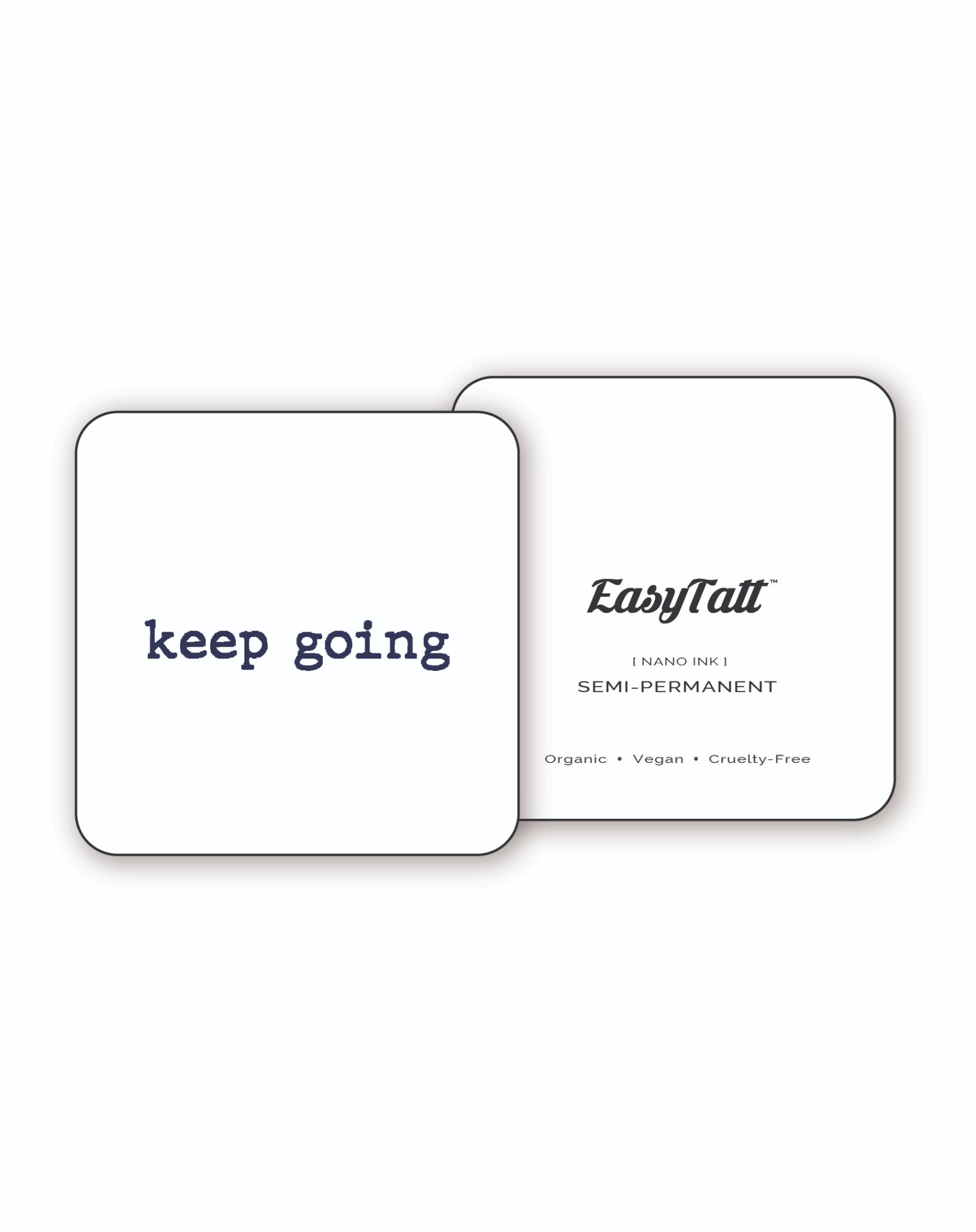 Keep Going x 2 - Semi-Permanent Tattoo