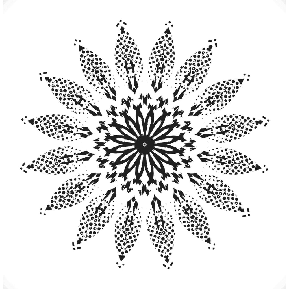 Abstract Mandala - Temporary Tattoo